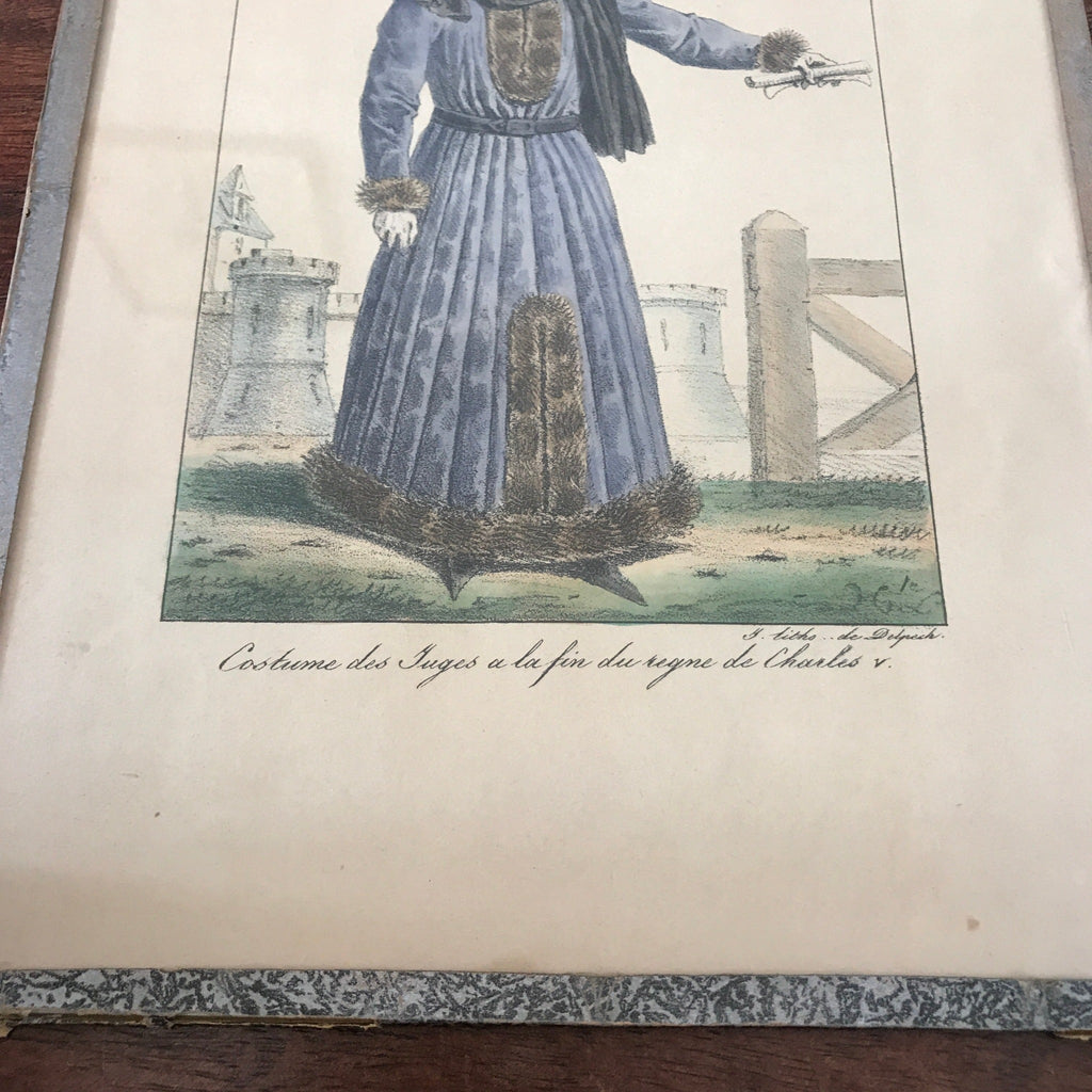 Lot de 2 impressions tirées de lithographies de François-Séraphin Delpech par Hello Broc brocante en ligne
