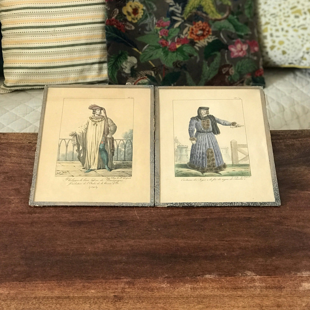 Lot de 2 impressions tirées de lithographies de François-Séraphin Delpech par Hello Broc brocante en ligne