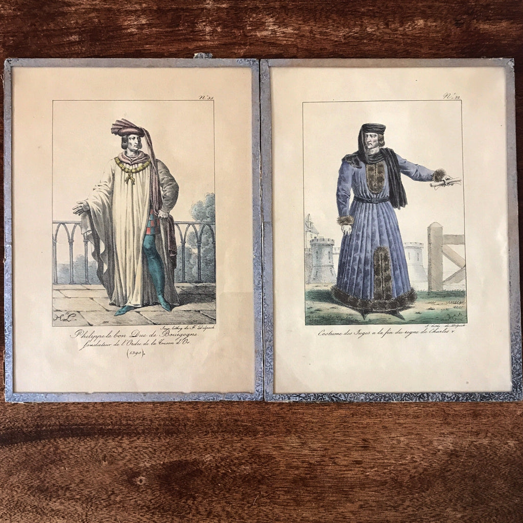 Lot de 2 impressions tirées de lithographies de François-Séraphin Delpech par Hello Broc brocante en ligne