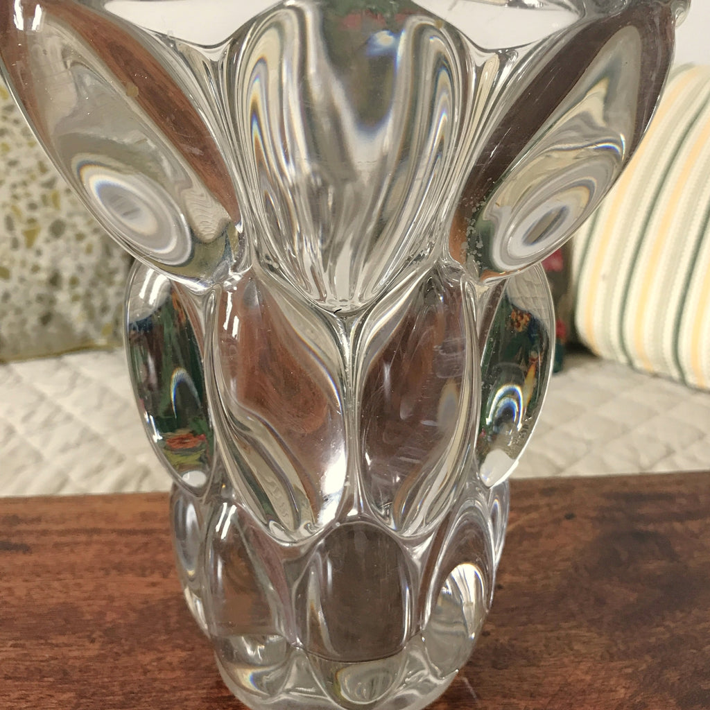 Vase de taille moyenne en cristal de Sèvres modèle Etrusque par Hello Broc brocante en ligne