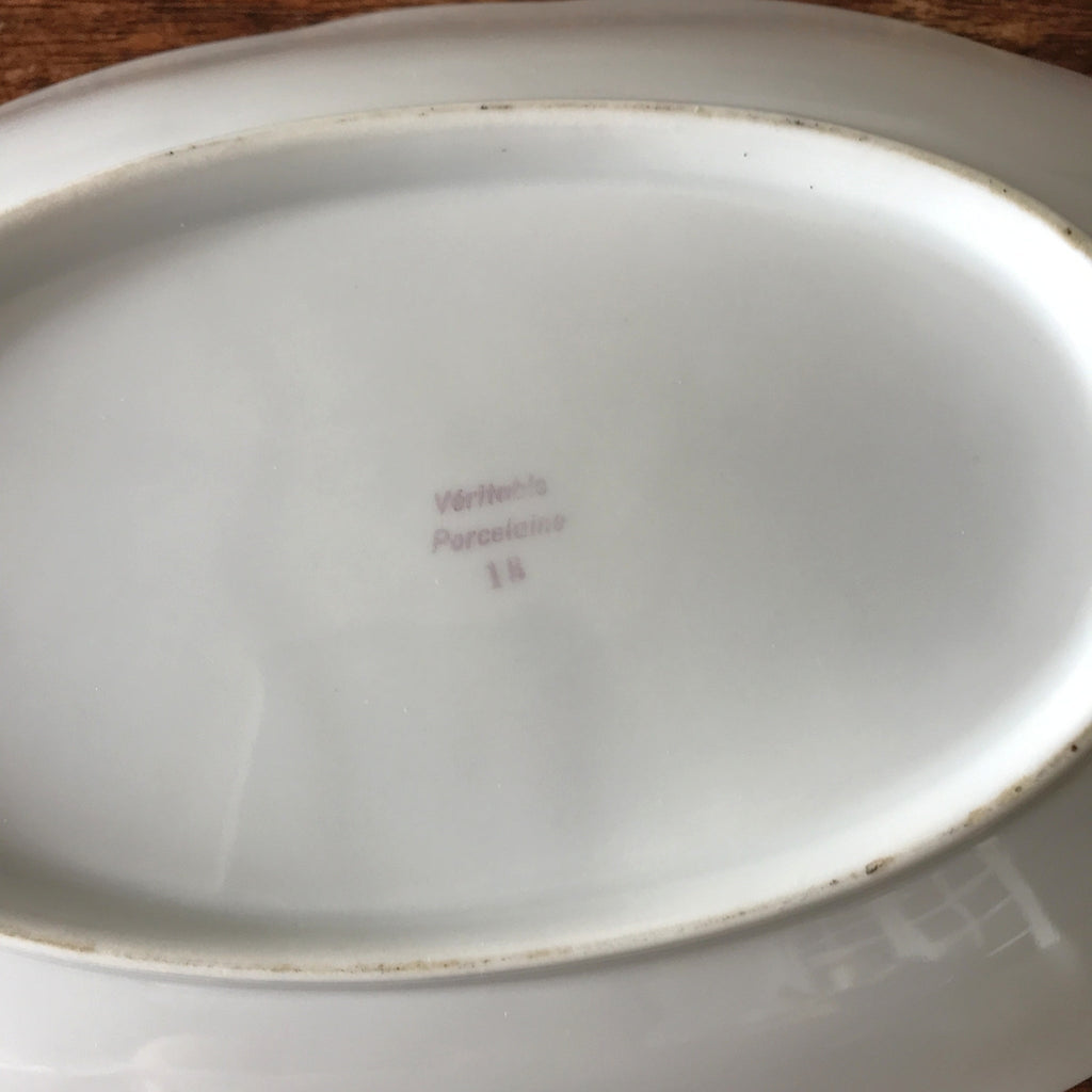 Lot de 2 raviers décor calèche et dorée Véritable porcelaine du Berry par Hello Broc brocante en ligne