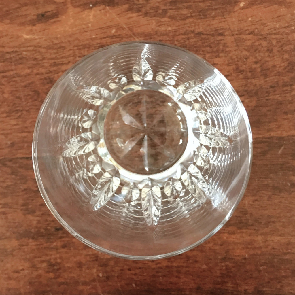 Lot de 6 verres gobelets hauts en cristal taillé Atlantis par Hello Broc brocante en ligne