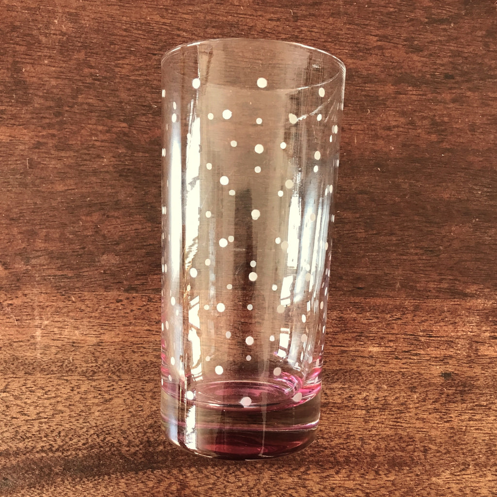 Ensemble vintage de 8 verres hauts à orangeade dans leur porte verres filaire années 50 / 60 par Hello Broc brocante en ligne