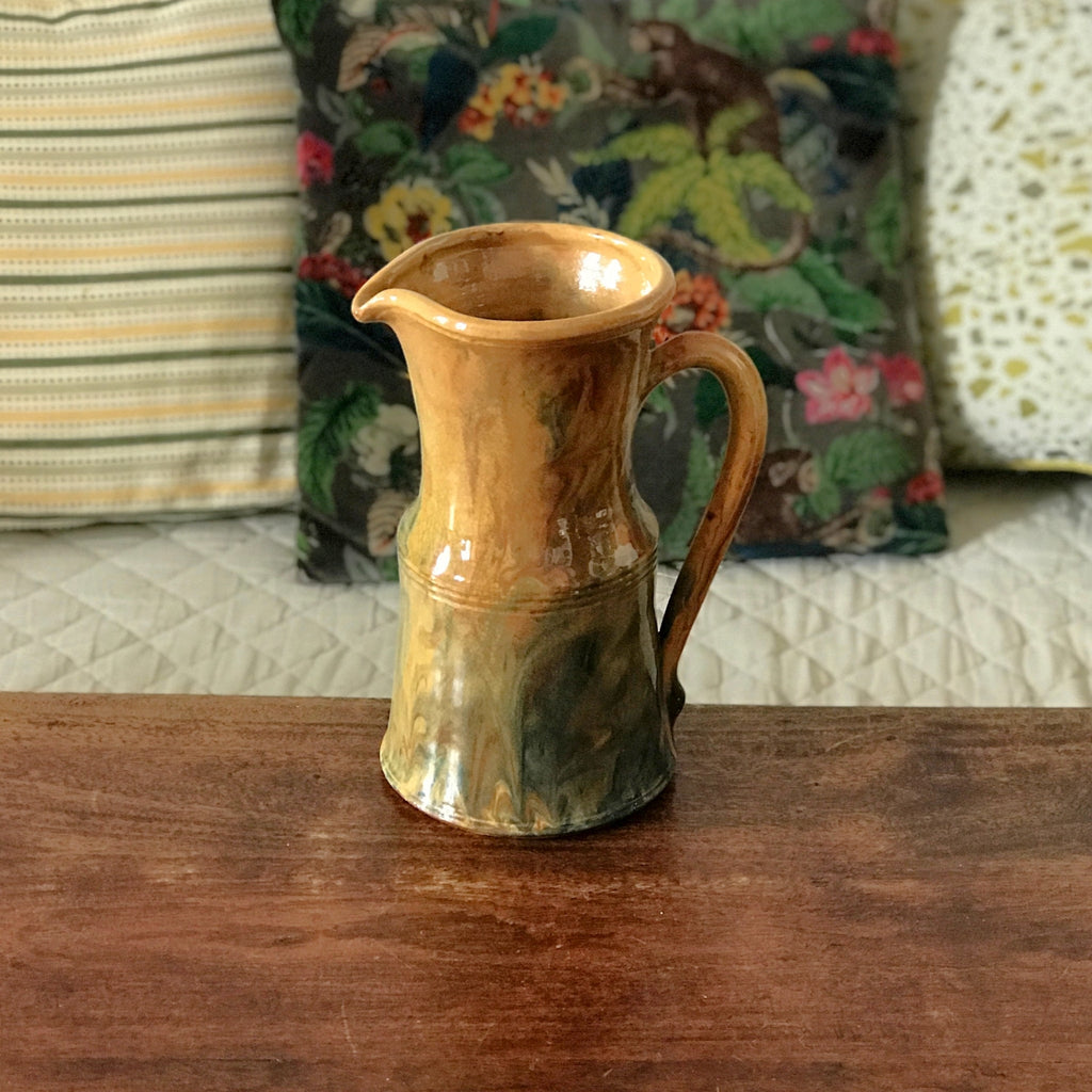 Grand pichet vintage en grès émaillé et vernissé par Hello Broc brocante en ligne