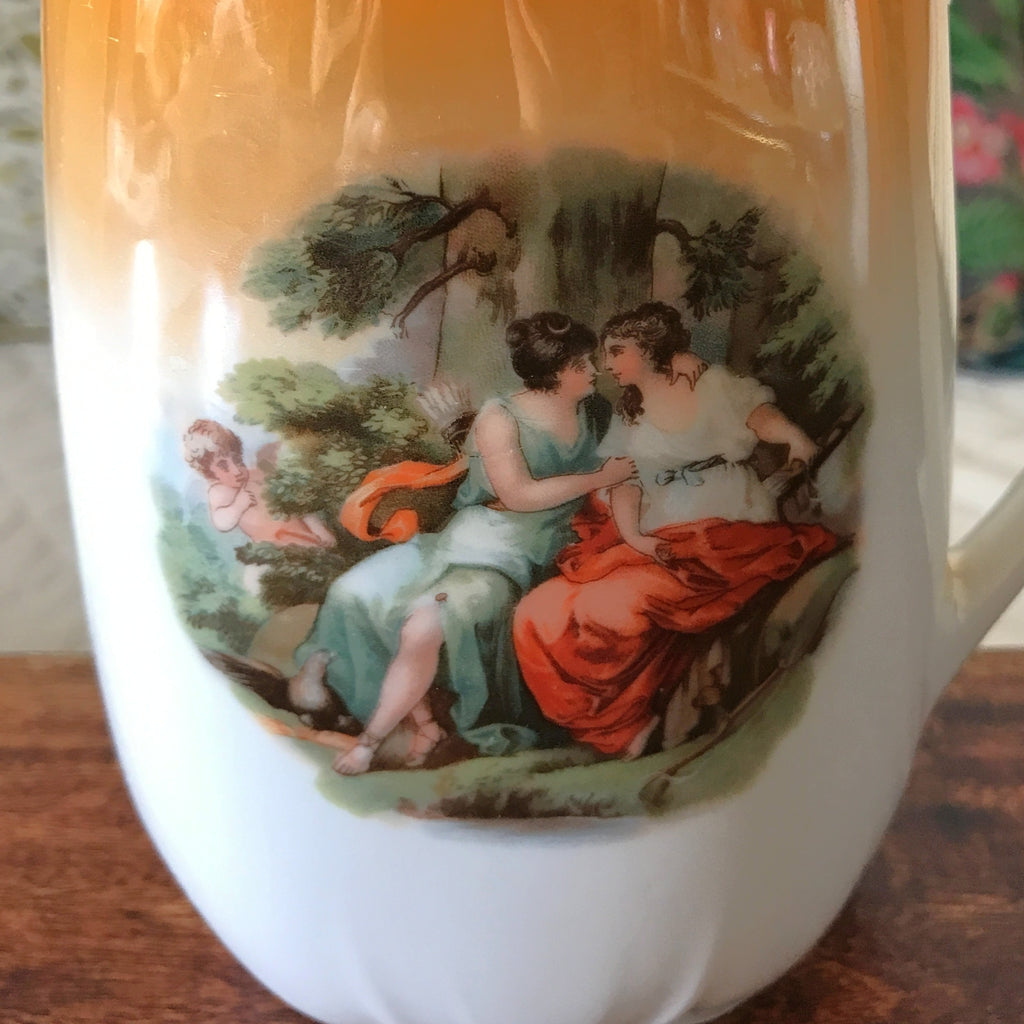 Pichet pot à lait en porcelaine tchèque Victoria China Czechoslovakia par Hello Broc brocante en ligne