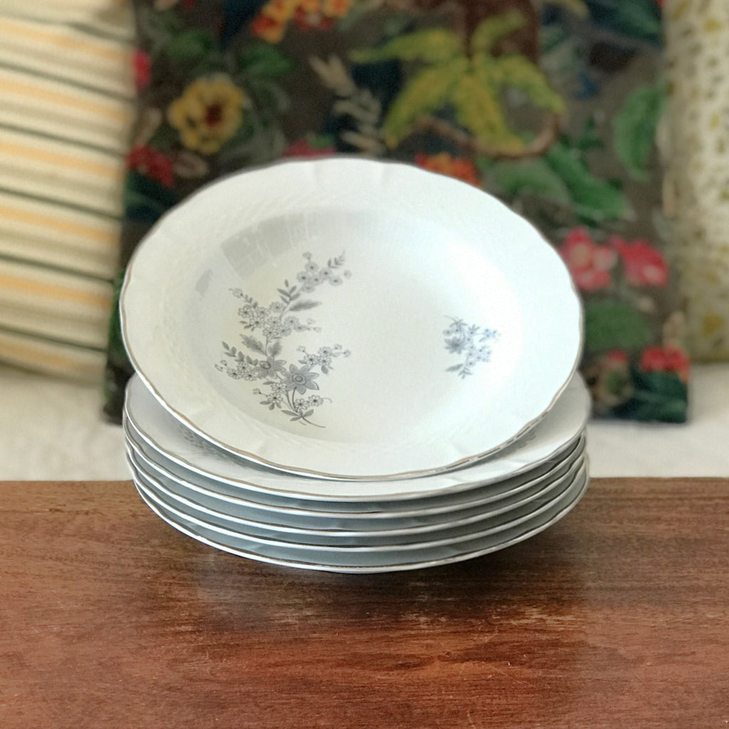 Ensemble de 6 assiettes creuses Royal Tognana Porcellana d'Italia par Hello Broc brocante en ligne
