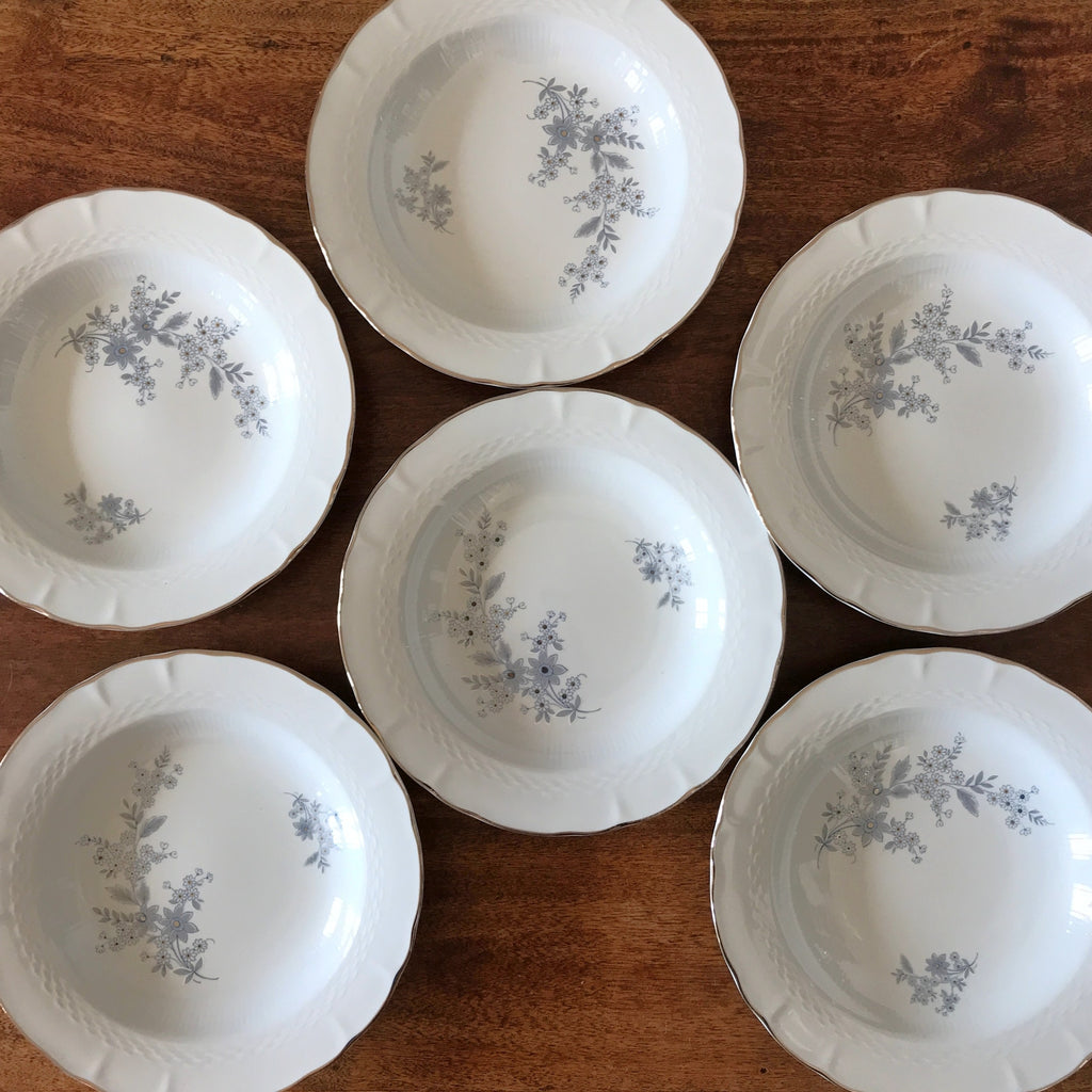 Ensemble de 6 assiettes creuses Royal Tognana Porcellana d'Italia par Hello Broc brocante en ligne