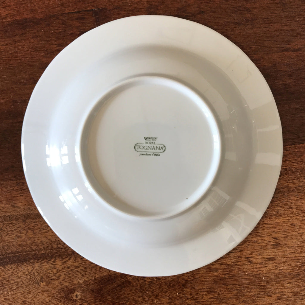 Ensemble de 6 assiettes creuses Royal Tognana Porcellana d'Italia par Hello Broc brocante en ligne