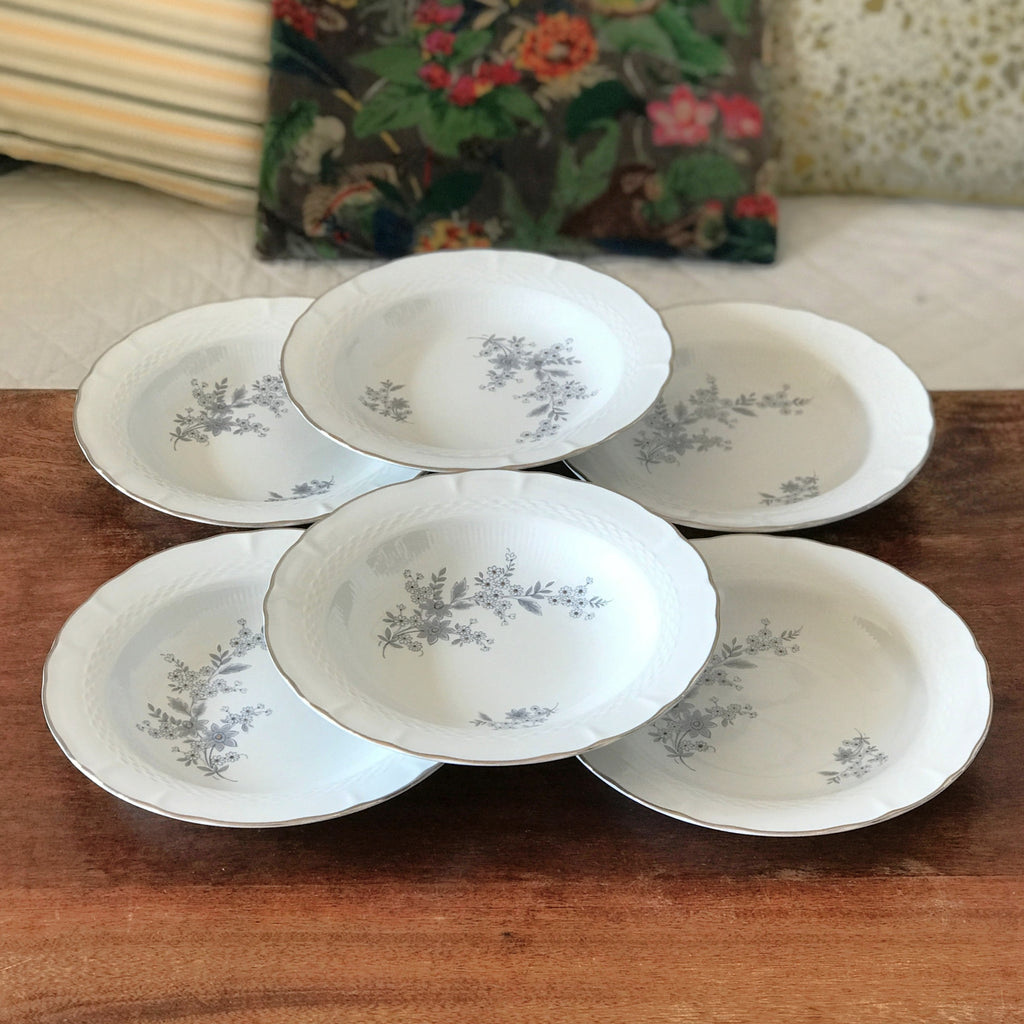 Ensemble de 6 assiettes creuses Royal Tognana Porcellana d'Italia par Hello Broc brocante en ligne