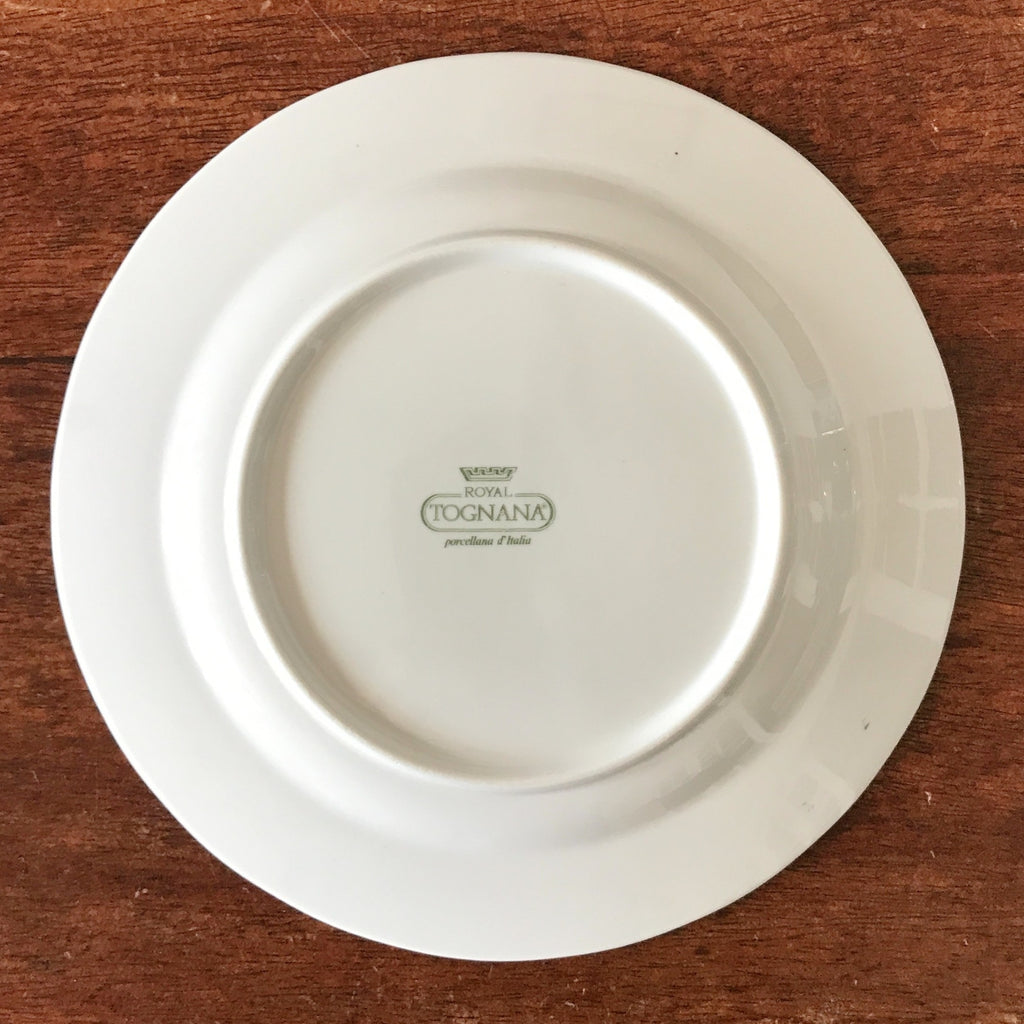 Ensemble de 6 assiettes à dessert Royal Tognana Porcellana d'Italia par Hello Broc brocante en ligne