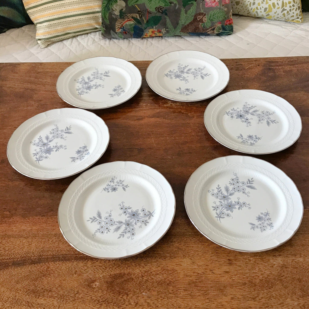 Ensemble de 6 assiettes à dessert Royal Tognana Porcellana d'Italia par Hello Broc brocante en ligne