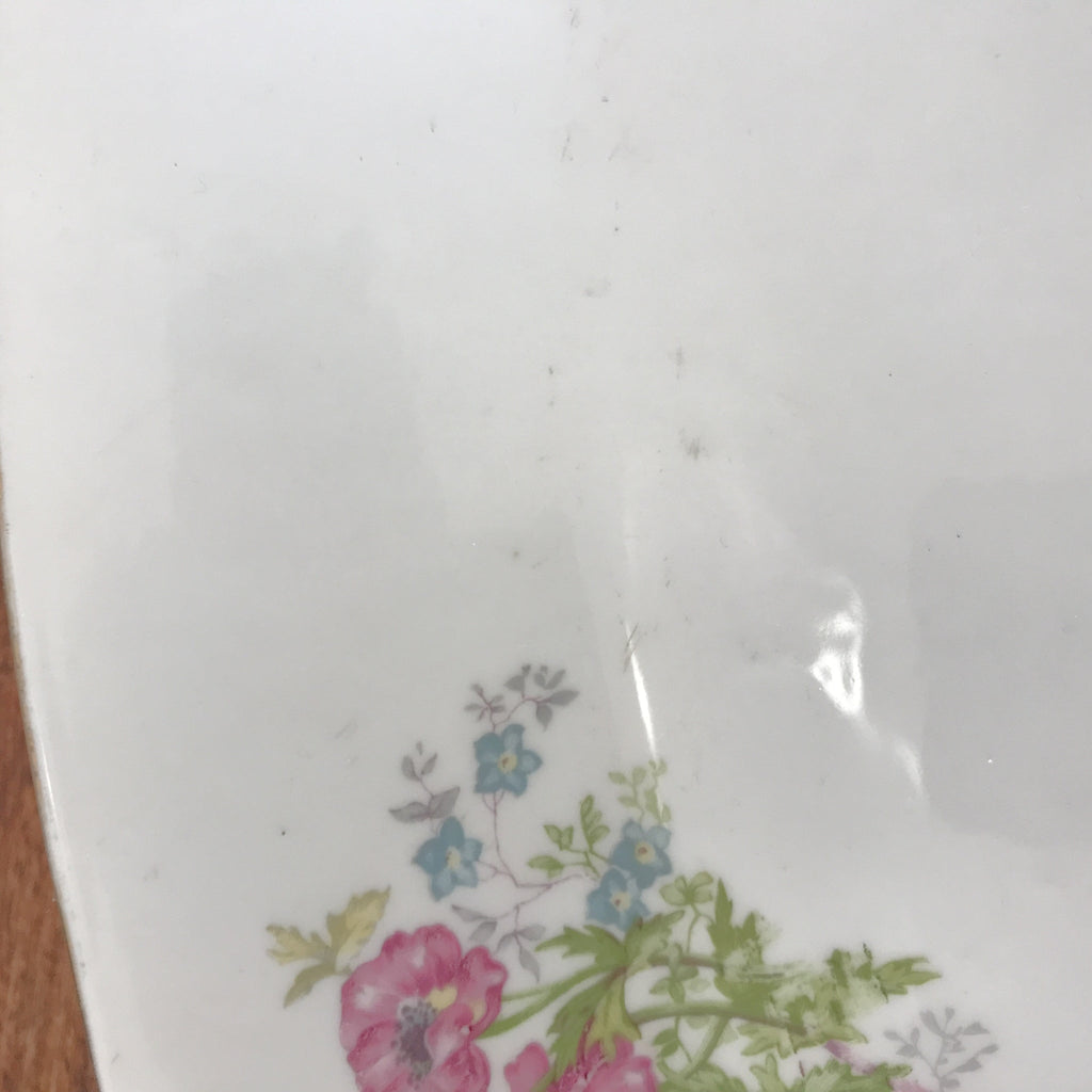 Très grand plat de service ovale et creux en porcelaine de Limoges P.L. 52 x 35 cm par Hello Broc brocante en ligne