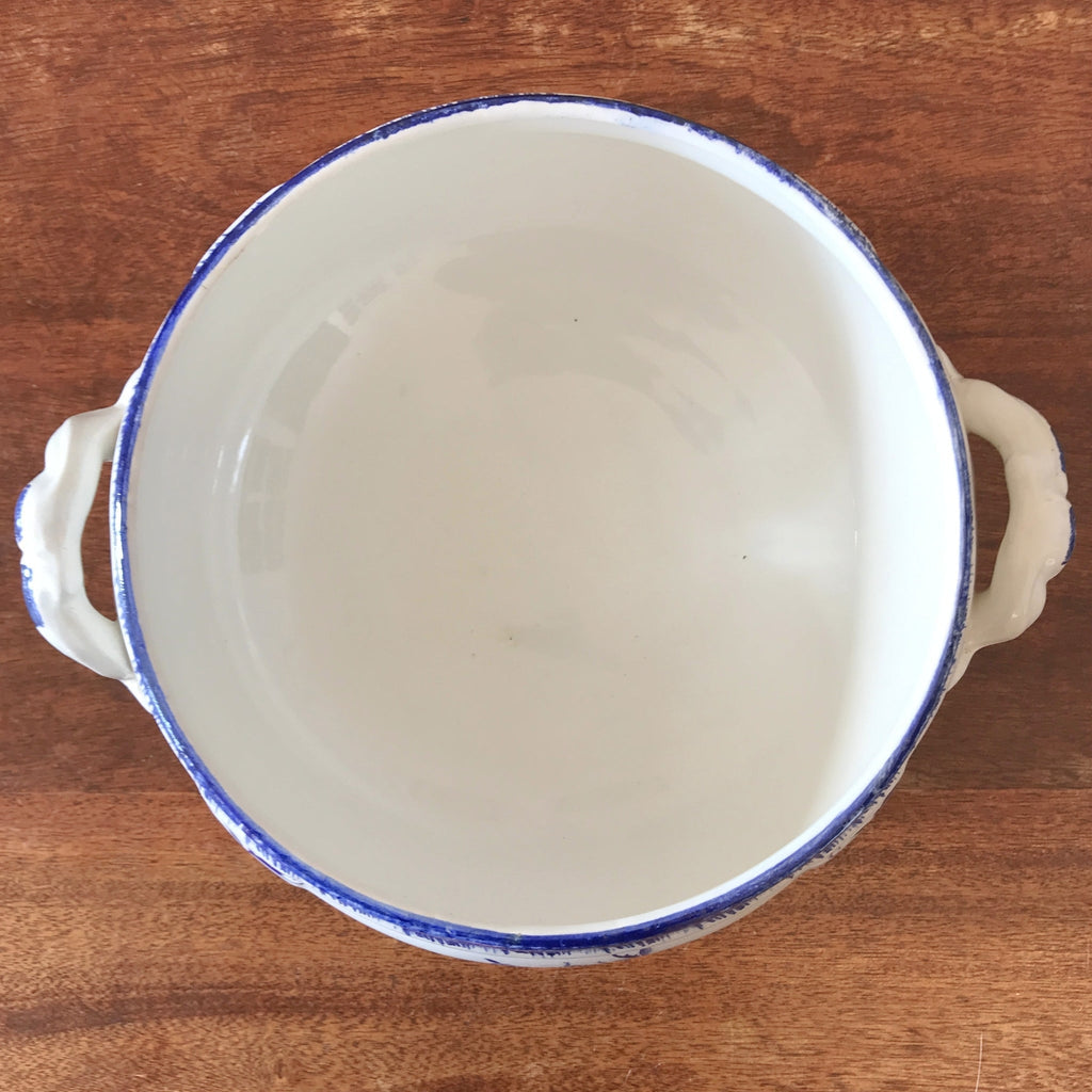 Grande soupière vintage en céramique Lancaster Sarreguemines par Hello Broc brocante en ligne
