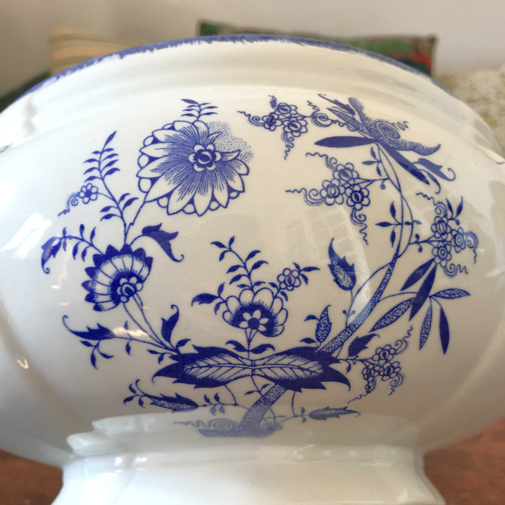 Grande soupière vintage en céramique Lancaster Sarreguemines par Hello Broc brocante en ligne