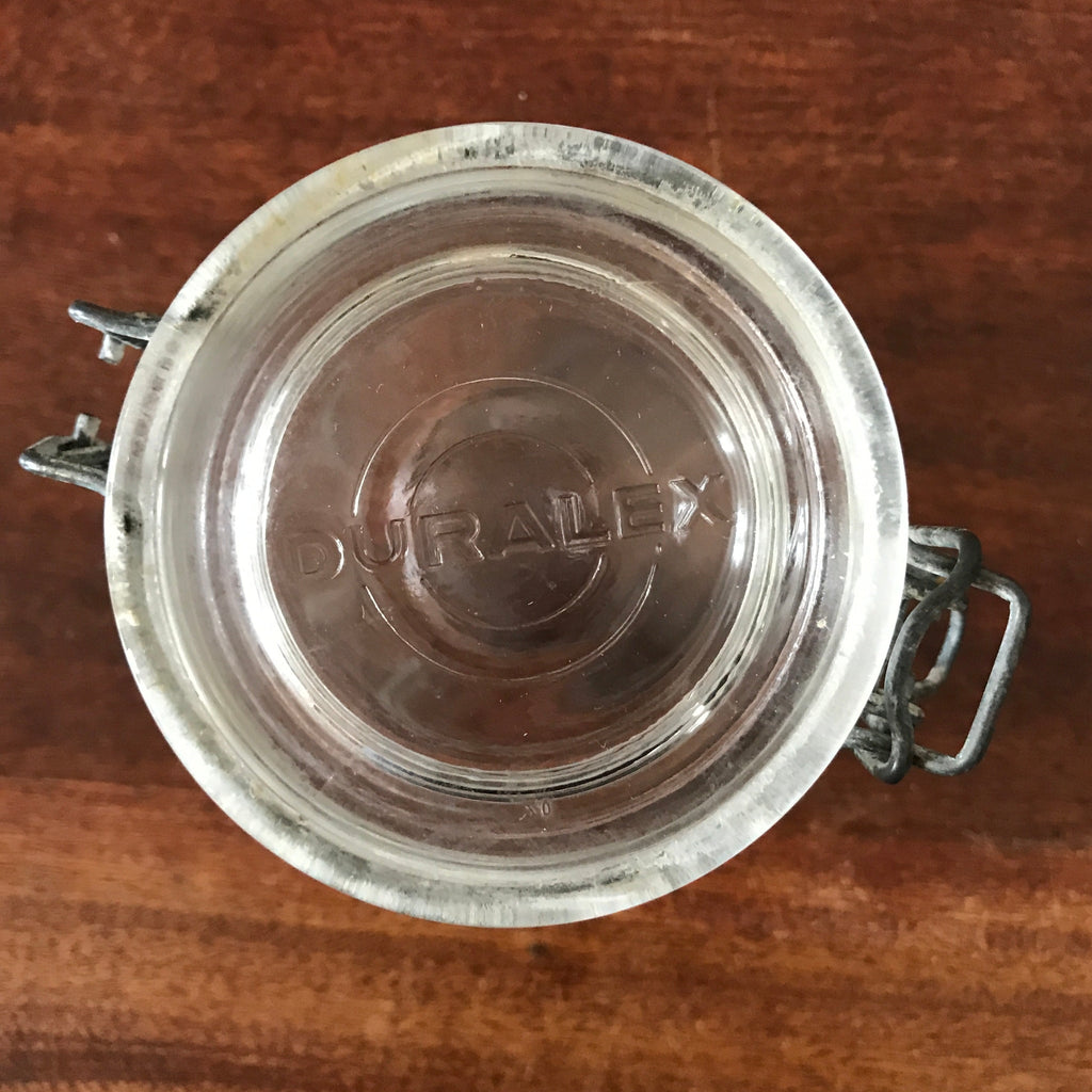 Bocal de conservation ancien en verre moulé - contenance au choix par Hello Broc en ligne