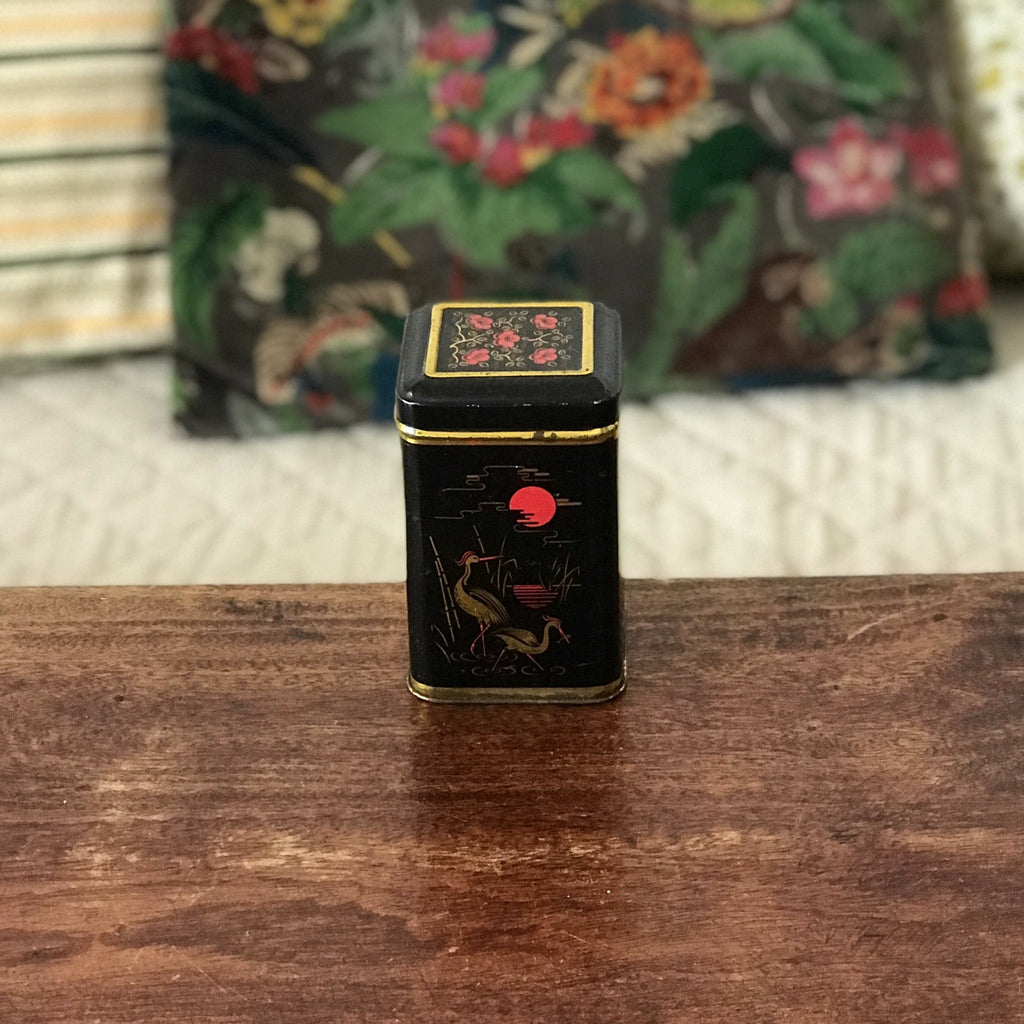 Petite boîte en métal Twinings thé de Ceylan années 80 par Hello Broc brocante en ligne