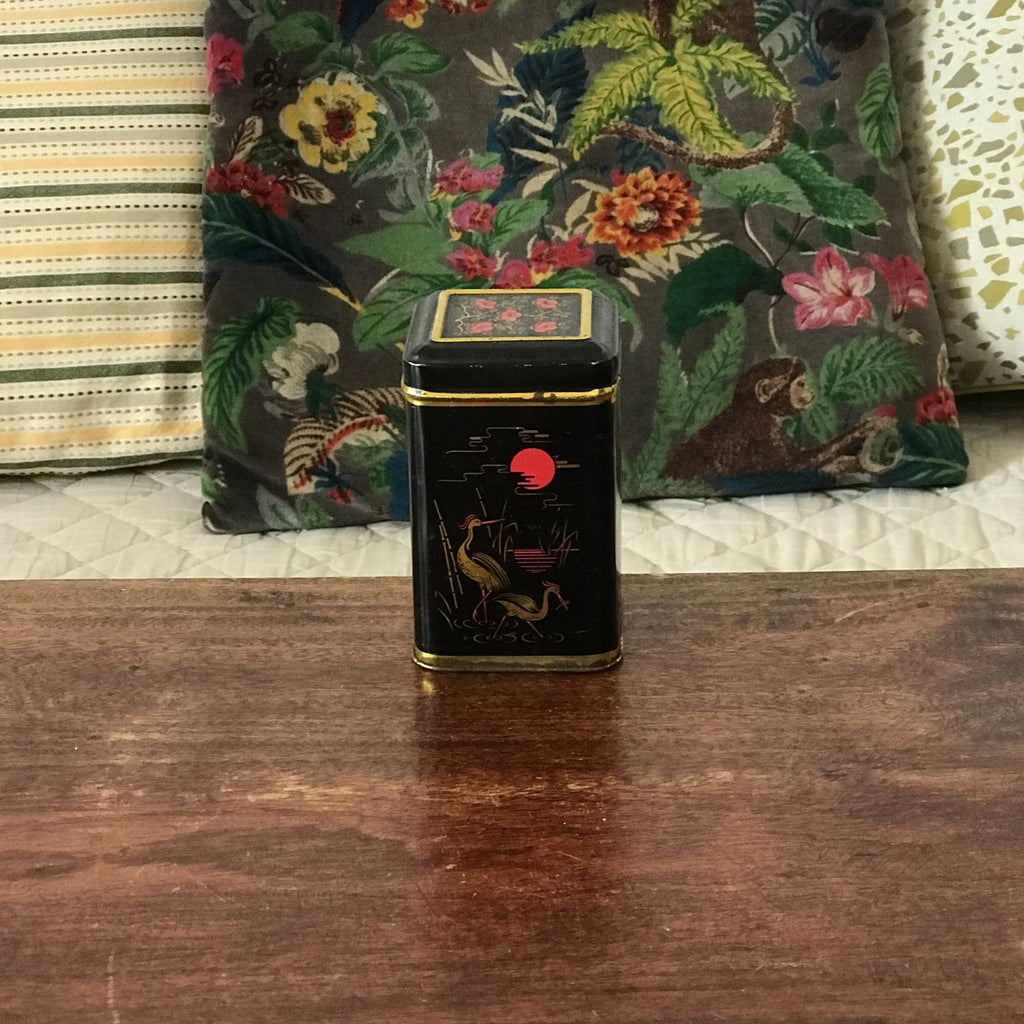 Petite boîte en métal Twinings thé de Ceylan années 80 par Hello Broc brocante en ligne