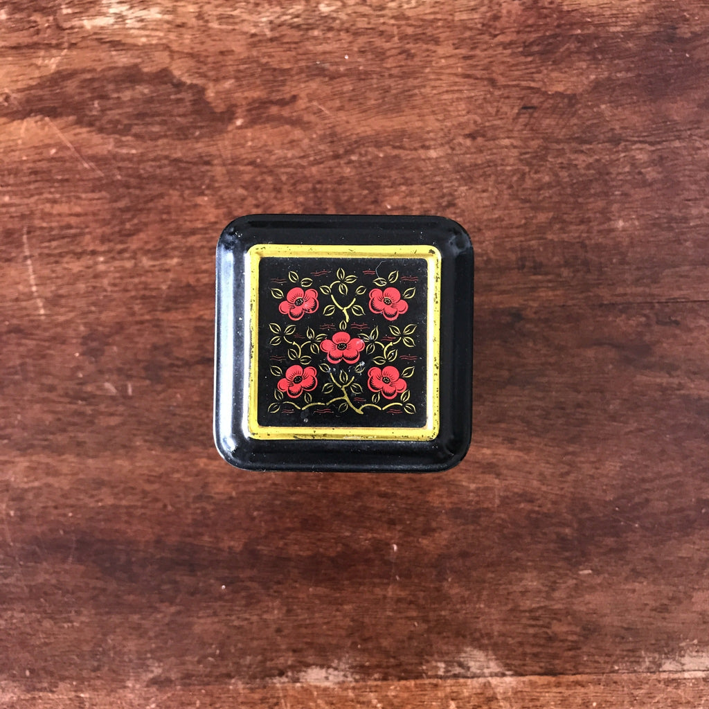 Petite boîte en métal Twinings thé de Ceylan années 80 par Hello Broc brocante en ligne