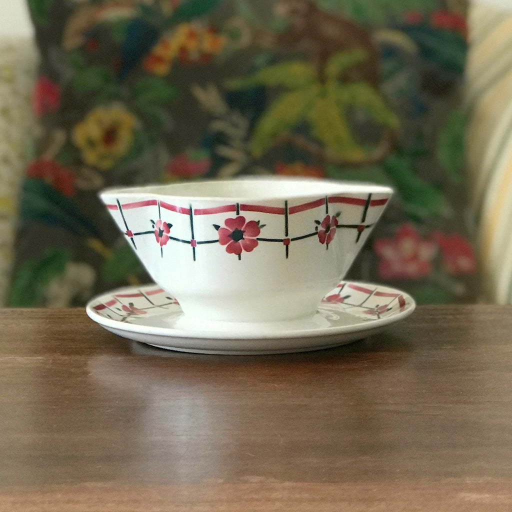 Saucière en faïence de Céranord Saint Amand Nord modèle Monique par Hello Broc brocante en ligne
