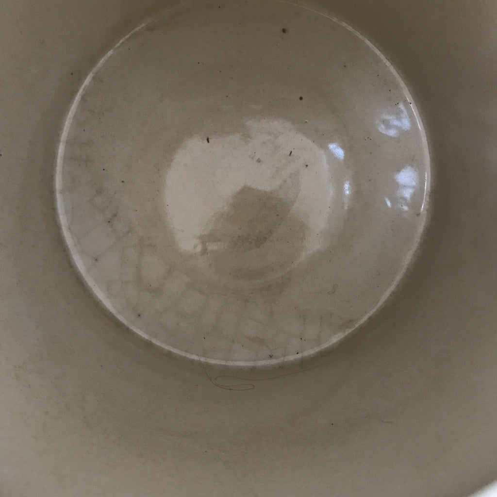 Grand pot à graisse en grès vernissé marron de 5 litres Digoin par Hello Broc brocante en ligne