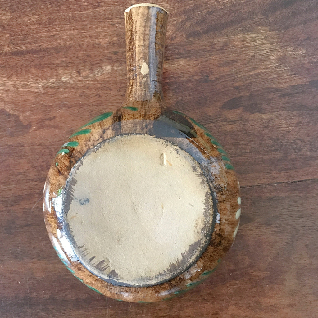 Caquelon cassolette vintage en grès vernissé d'Alsace Soufflenheim France par Hello Broc brocante en ligne