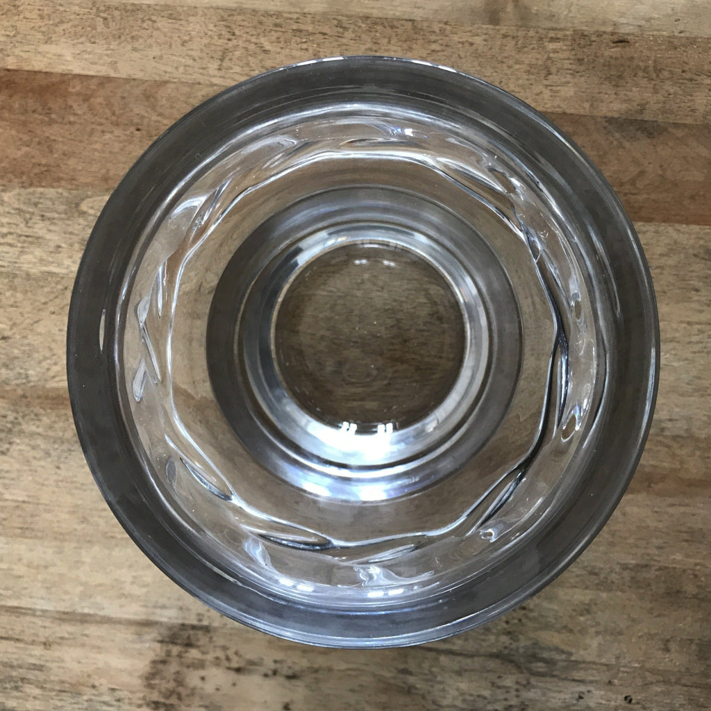 Seau à glace ou glaçons années 60 en cristal de Daum France par Hello Broc brocante en ligne