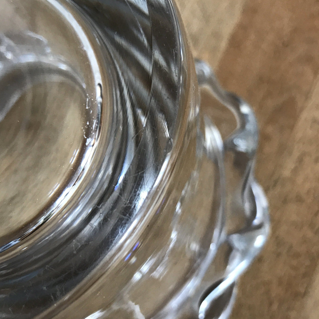 Seau à glace ou glaçons années 60 en cristal de Daum France par Hello Broc brocante en ligne