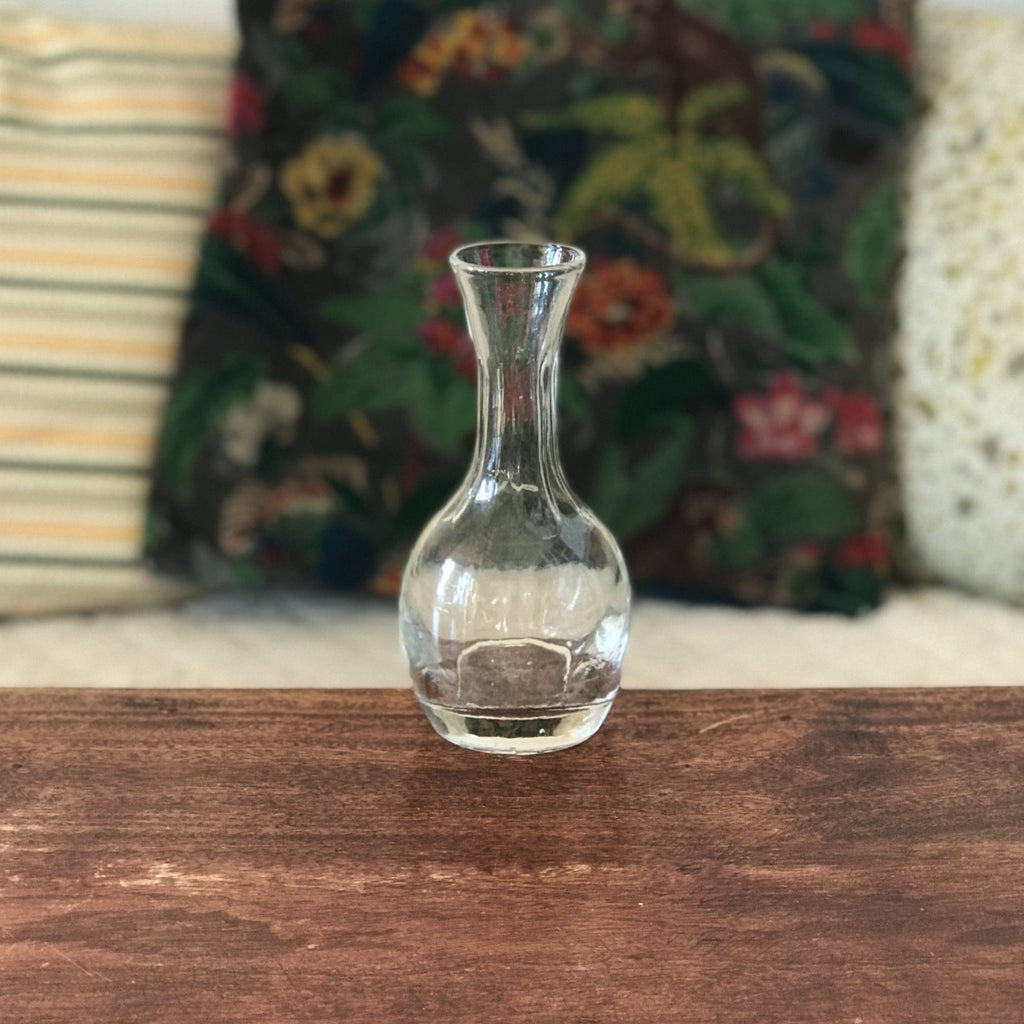 Carafon en verre soufflé - corps rond et col allongé - Hello Broc