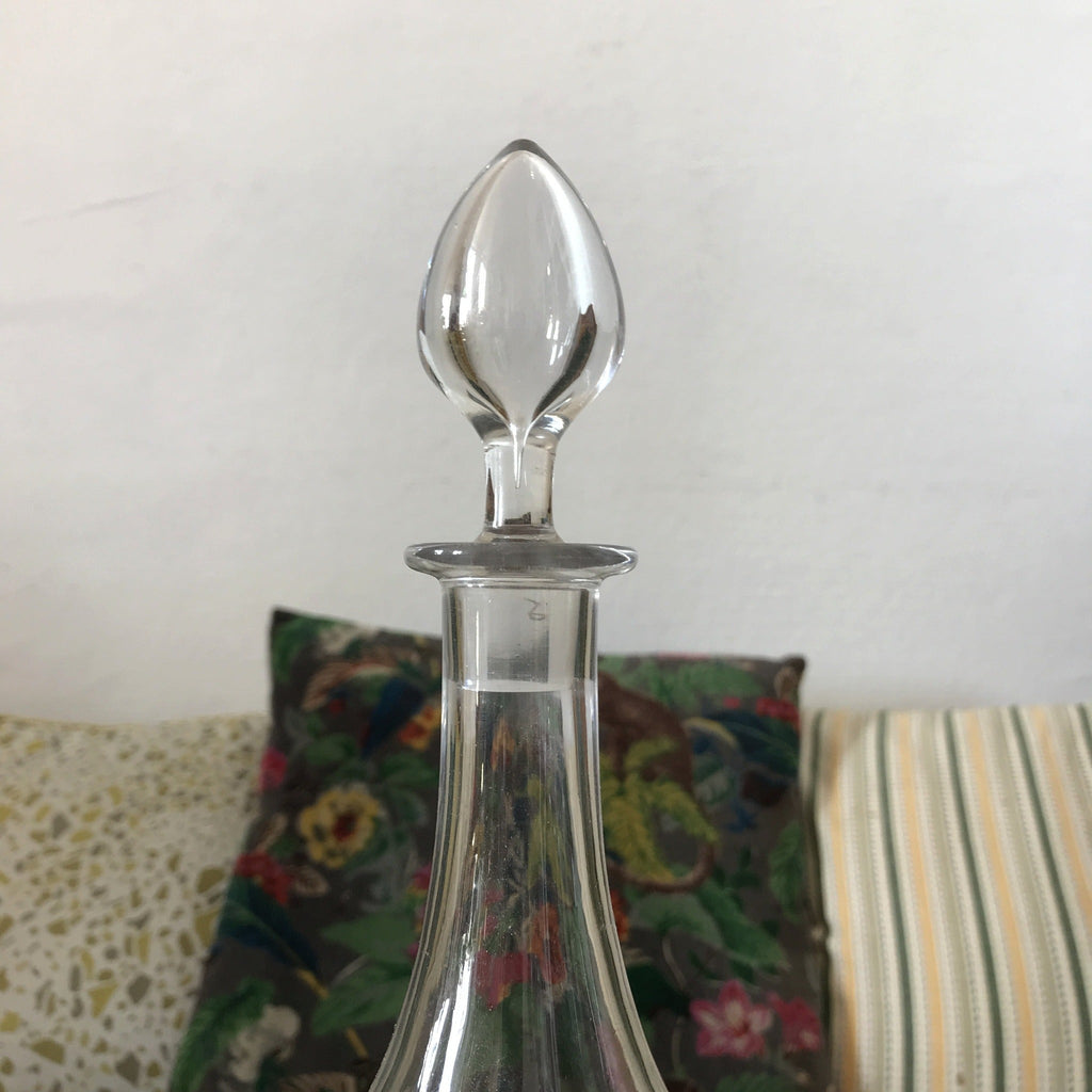 Carafe avec son bouchon d'origine en cristal gravé de Baccarat modèle Rohan - Hello Broc