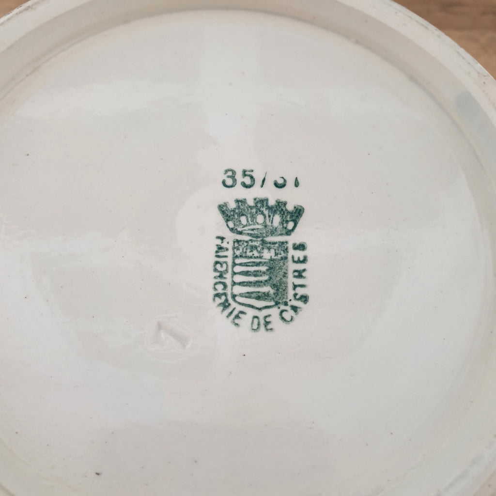 Saladier de la Faïencerie de Castres Terre de Fer début XXème - Hello Broc brocante en ligne