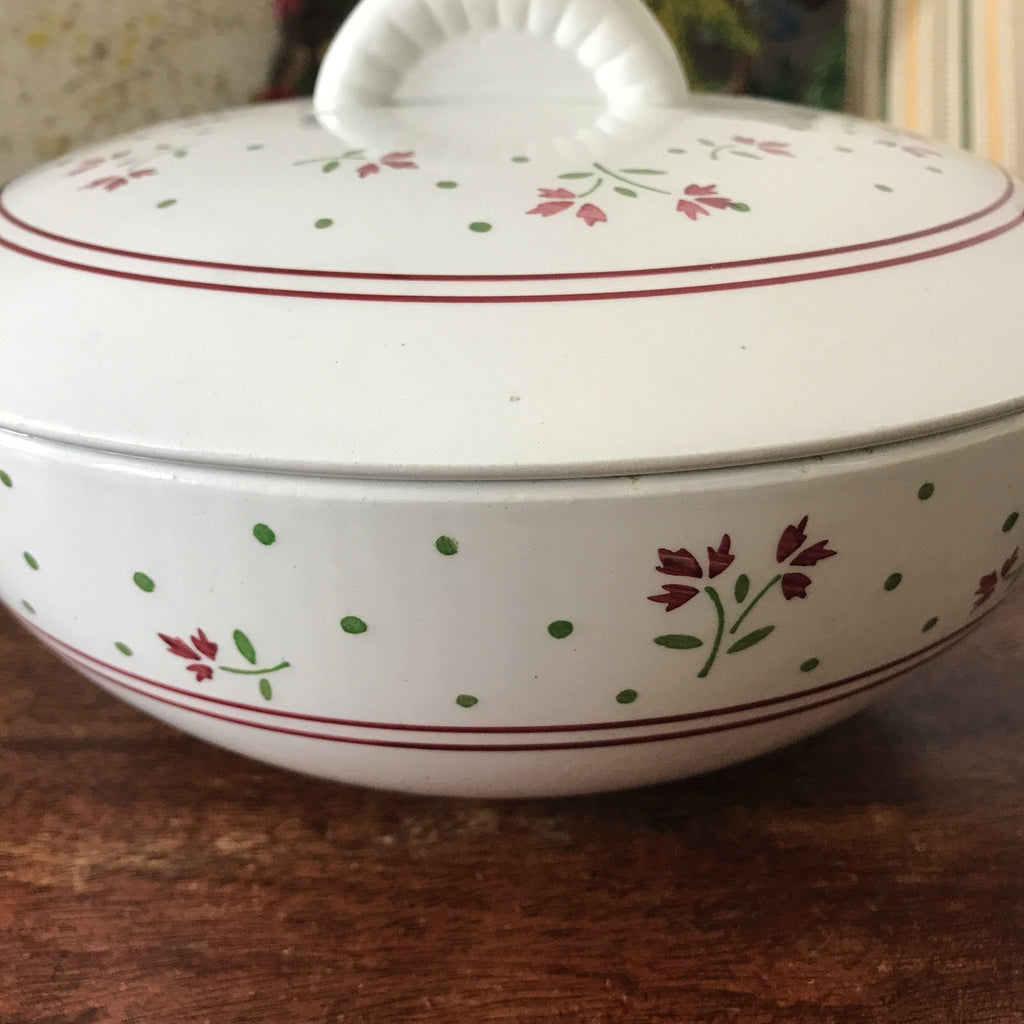 Soupière de K&G Lunéville décor Monique - Hello Broc