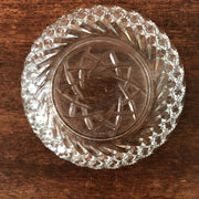 Bonbonnière drageoir en verre moulé incolore - Hello Broc