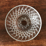 Bonbonnière drageoir en verre moulé incolore - Hello Broc