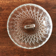 Bonbonnière drageoir en verre moulé incolore - Hello Broc