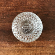 Bonbonnière drageoir en verre moulé incolore - Hello Broc