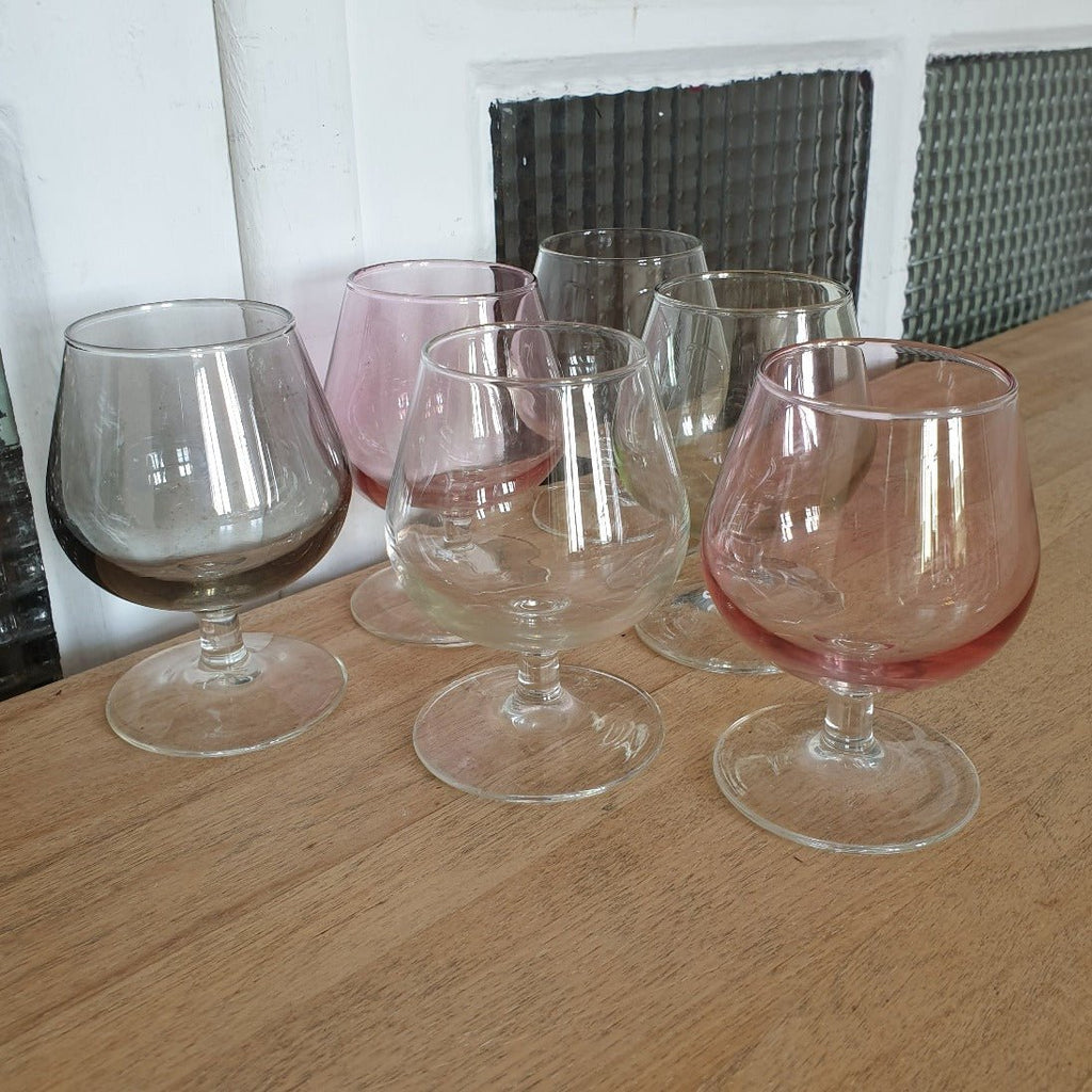 Ensemble de 5 verres à cognac multicolores - Hello Broc