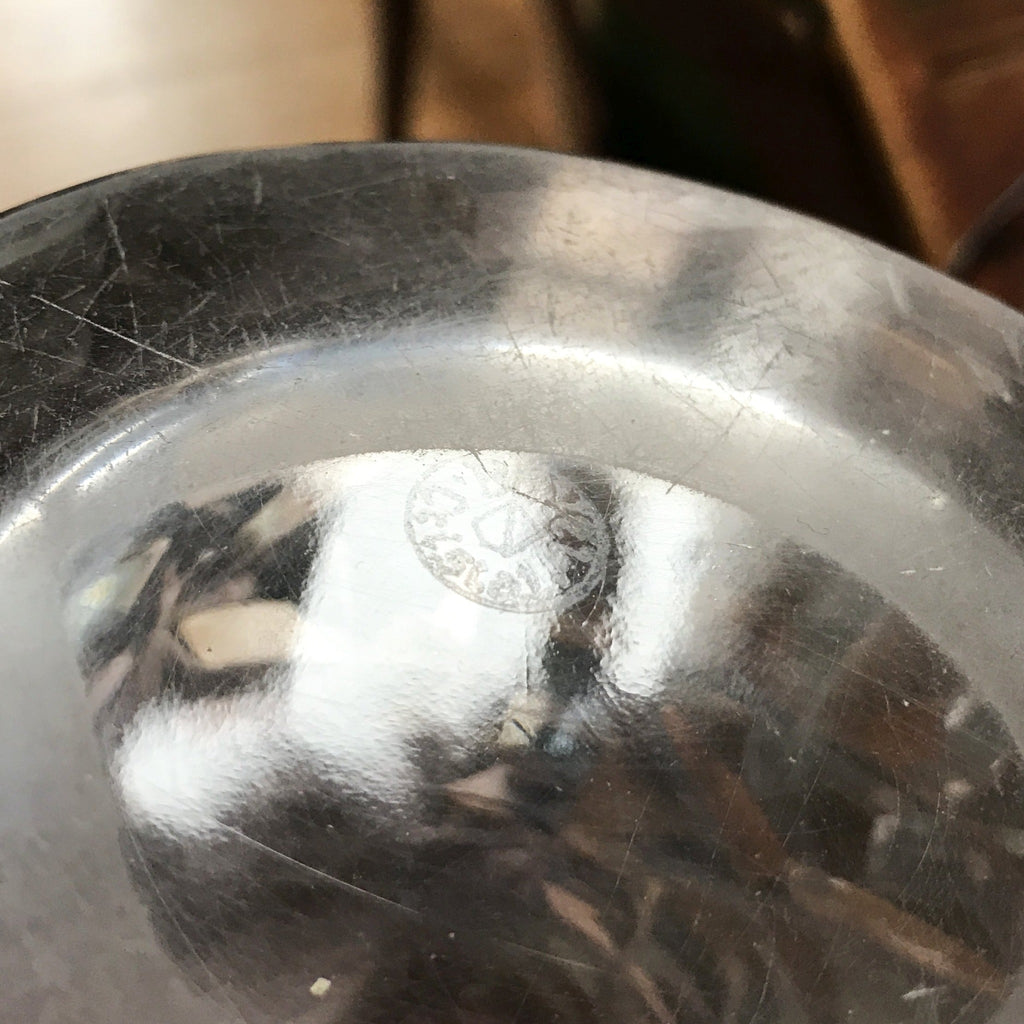 Grand vase cylindrique évasé en cristal de Bayel hauteur 21 cm par Hello Broc brocante en ligne