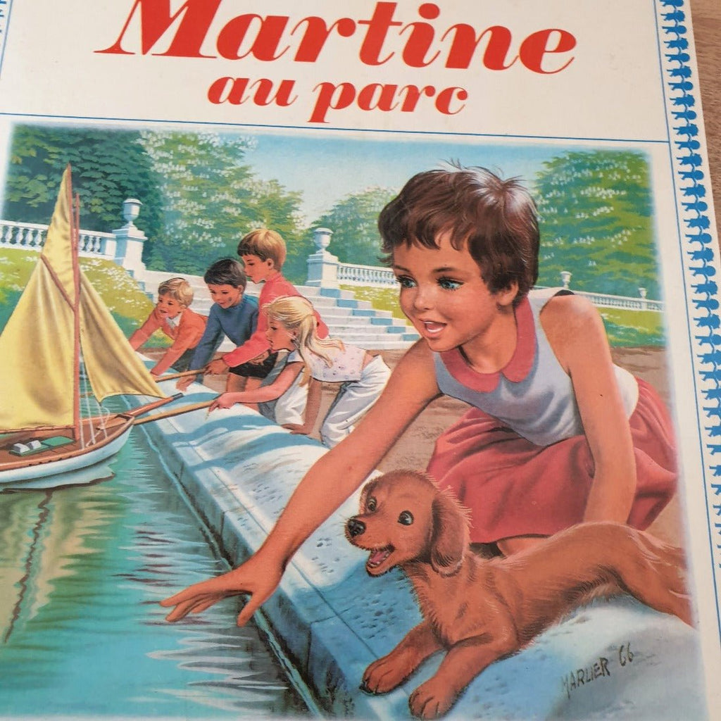 Livre illustré pour enfant Martine au parc 1969 - Hello Broc