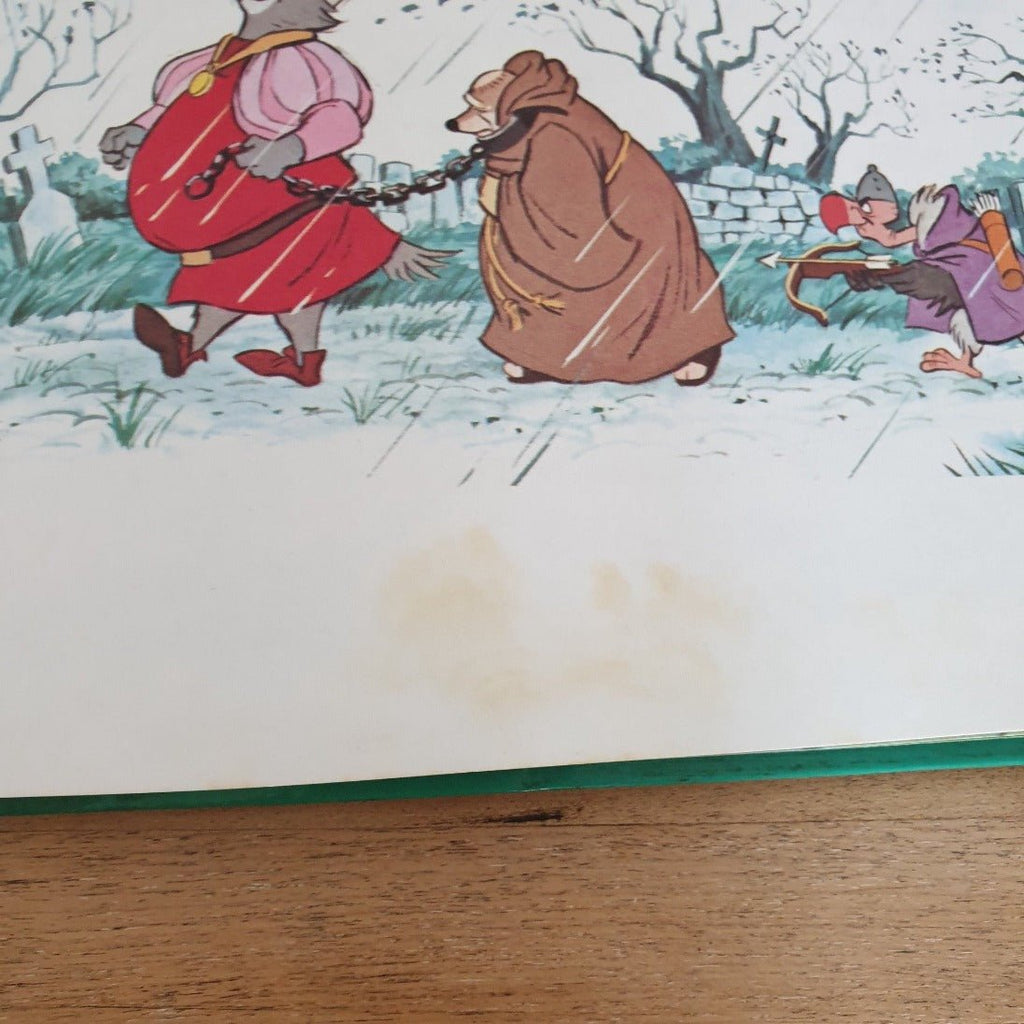 Livre illustré Robin des Bois de Walt Disney 1974 - Hello Broc