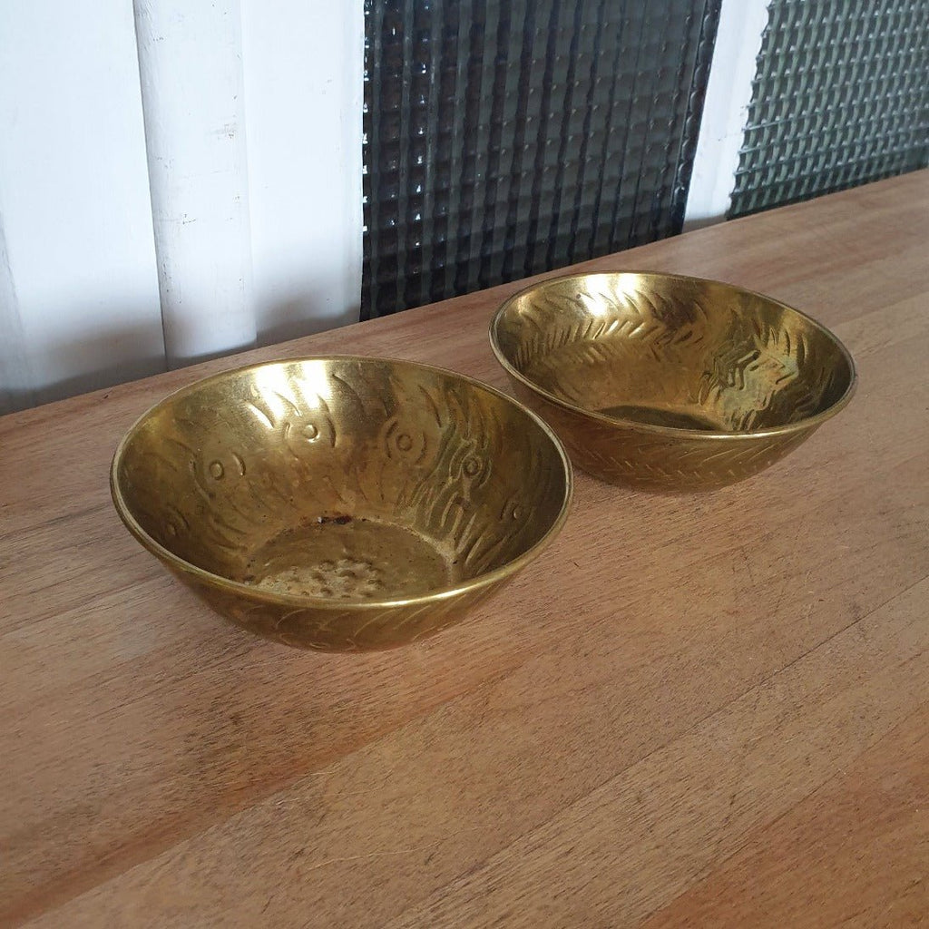 Lot de 2 coupelles en cuivre martelé - Hello Broc
