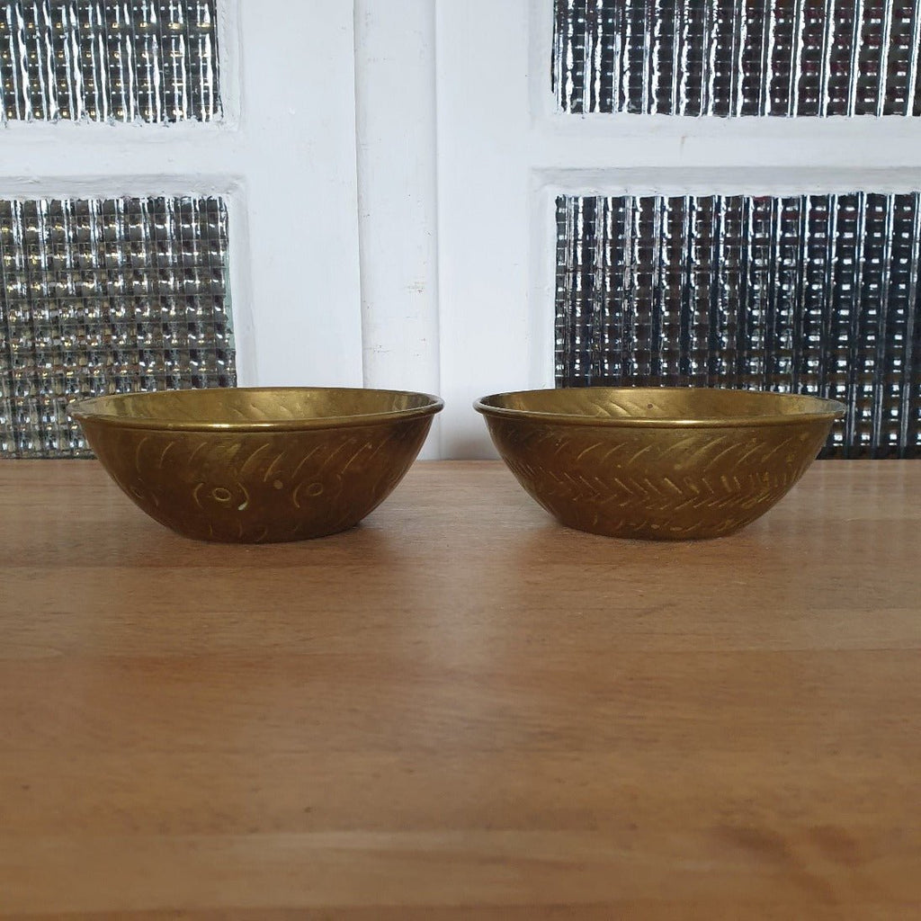 Lot de 2 coupelles en cuivre martelé - Hello Broc