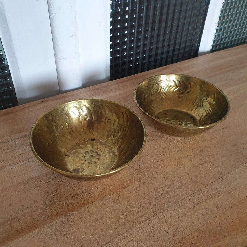 Lot de 2 coupelles en cuivre martelé - Hello Broc