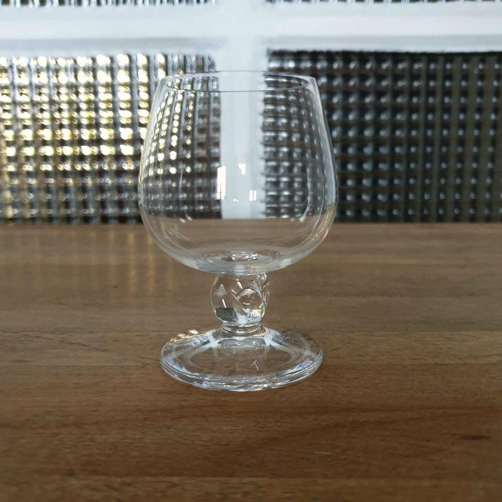 Lot de 5 verres ballon à cognac en cristal Daum France modèle Boléro - Hello Broc