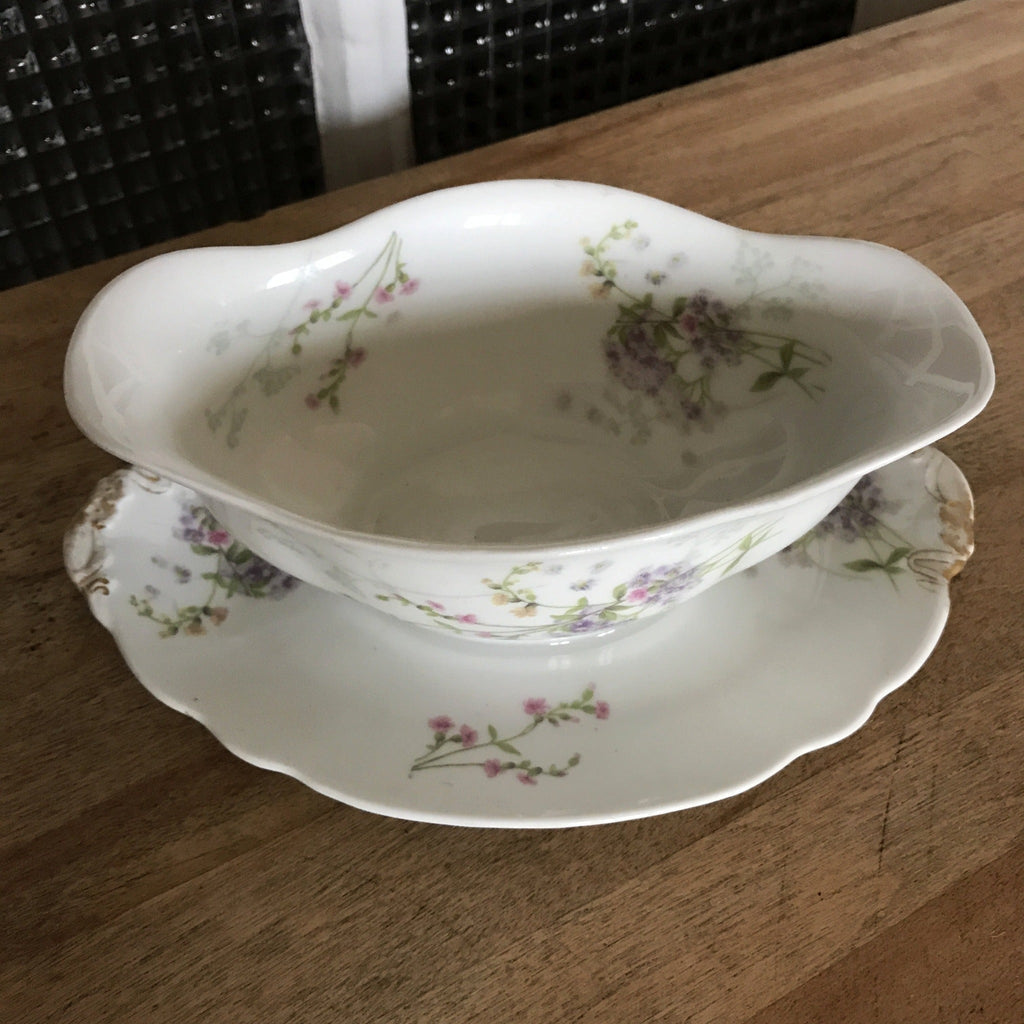 Saucière simple en porcelaine de Limoges Guérin & Co - Hello Broc