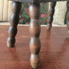 Petit tabouret de trait ancien rectangulaire en bois par Hello Broc brocante en ligne