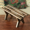 Porte-plante mini banc décoratif pour chambre d'enfant en bois par Hello Broc brocante en ligne