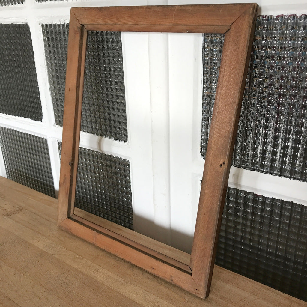 Cadre rectangulaire en bois pitchpin Circa 1920 - 3 choix possibles par Hello Broc brocante en ligne