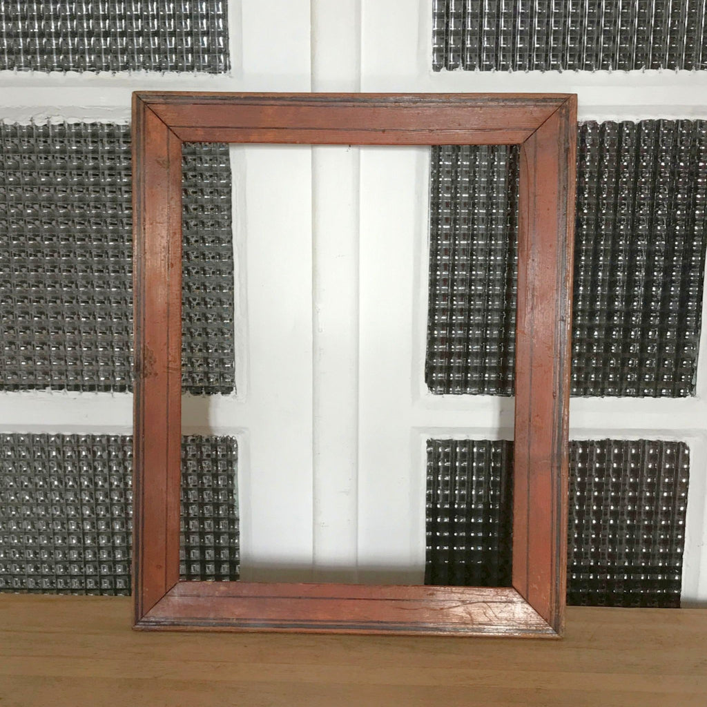 Cadre rectangulaire en bois pitchpin Circa 1920 - 3 choix possibles par Hello Broc brocante en ligne