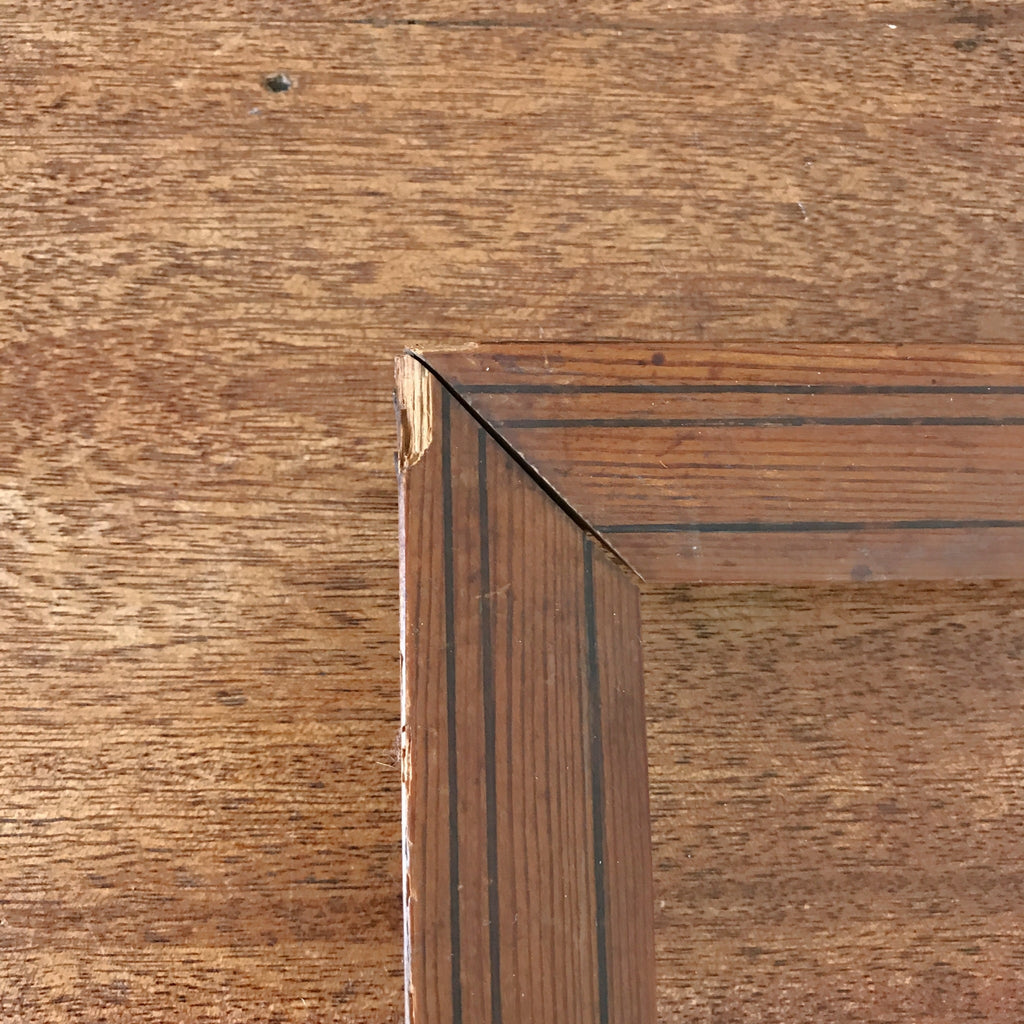 Cadre rectangulaire en bois pitchpin Circa 1920 - 3 choix possibles par Hello Broc brocante en ligne