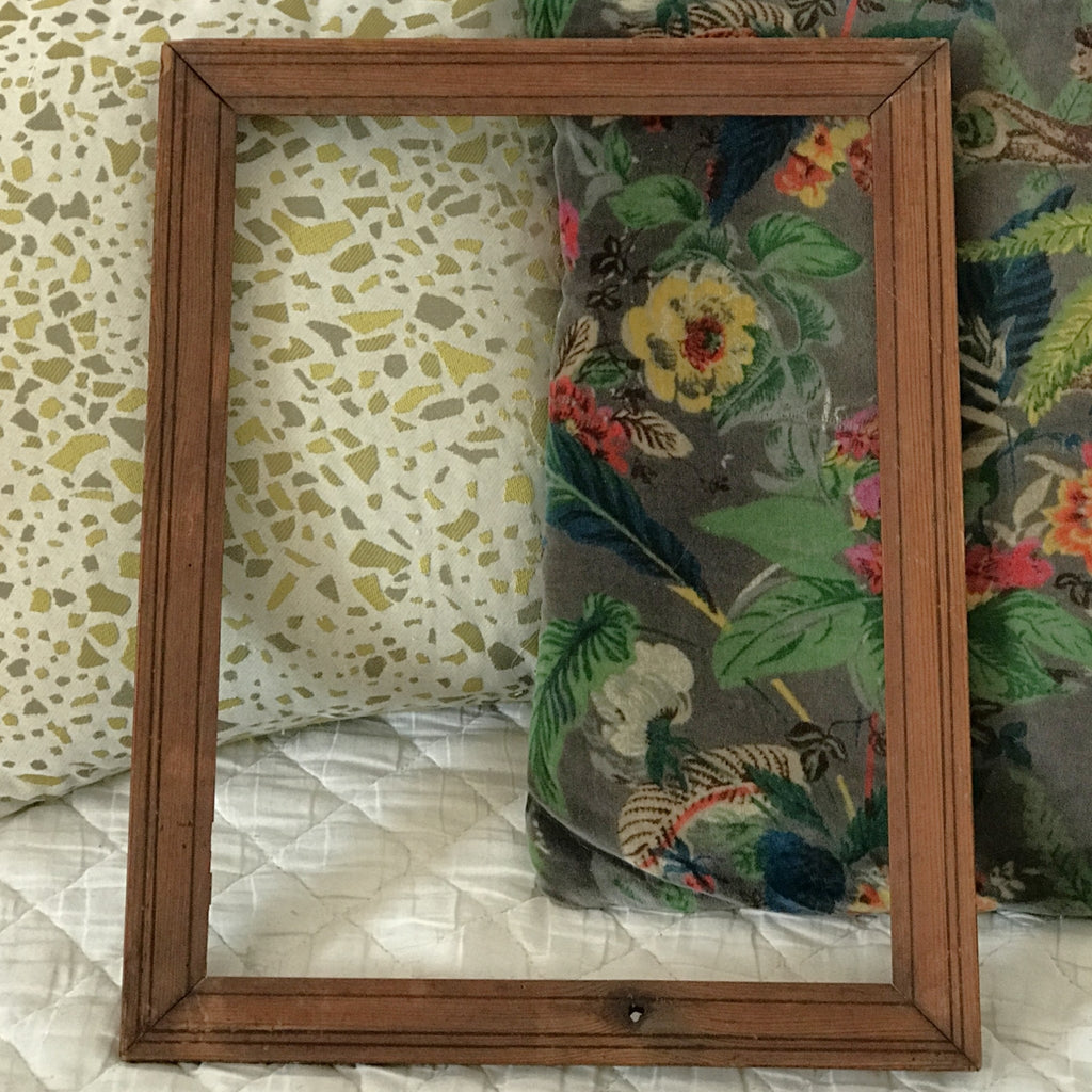 Cadre rectangulaire en bois pitchpin Circa 1920 - 3 choix possibles par Hello Broc brocante en ligne